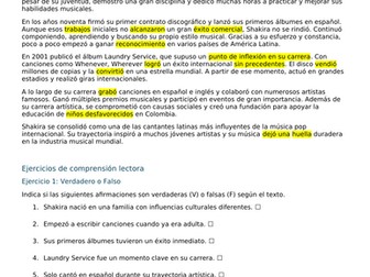 Comprensión de lectura_ practica del Pretérito_Answers included