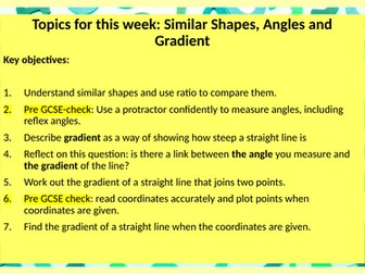 GCSE Maths Gradient Presentation