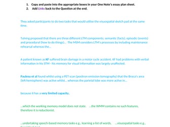 4. Working Memory Model