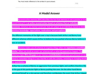 7. Reconstructive memory