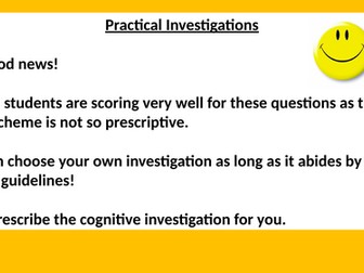 11. Cognitive Practical investigation
