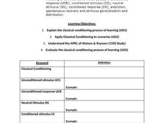 3. Classical Conditioning