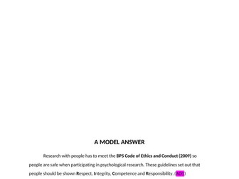 Issues and Debates 5. Ethics - Assess how far psychological research has met ethical considerations