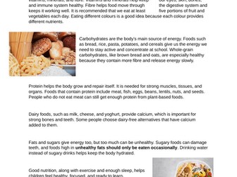 Understanding Nutrition/Healthy Eating