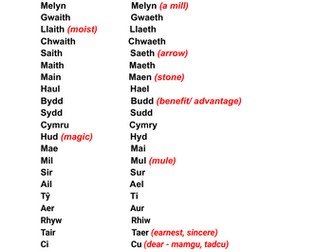 DYSGU CYMRAEG I OEDOLION: Ehangu geirfa gyda HOMOFFONAU