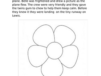 Ew Phoneme Story and Flower