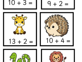 Animal Addition within 20 Hunt