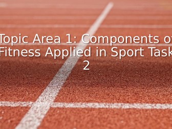 Cambridge National Sports Science R181 - Task 2