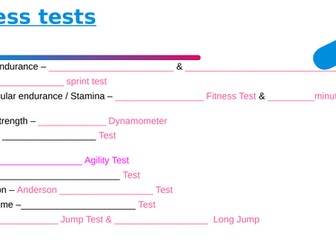 Cambridge National Sports Science - R181 Task 1