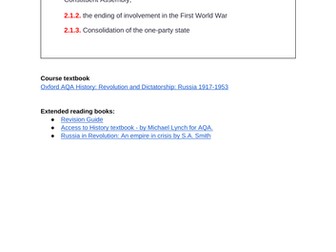 AQA 2N - Ch. 5 - Consolidation of the Communist Dictatorship