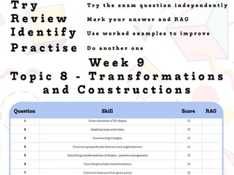 GCSE Maths Higher - Transformations and Constructions