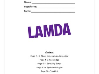 LAMDA Grade 5 Student Friendly Guidance Booklet
