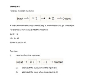GCSE (Foundation) Mathematics - Week 8 Solving Equations