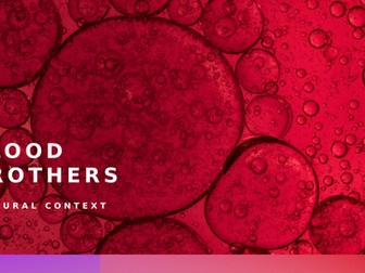 OCR Blood Brothers: Cultural Context - Community