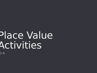 Maths Sample Activities Powerpoint