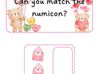 Valentine's Day - Numicon match