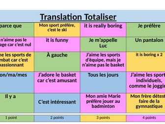 Describing the weather - French