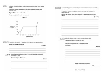 AQA trilogy- Specific latent heat masterclass