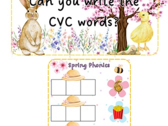 Spring - CVC words
