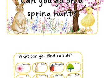 Spring - Spring walk hunt
