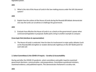 AQA Case Studies Revision/Application