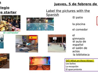 Mi colegio- lesson bundle