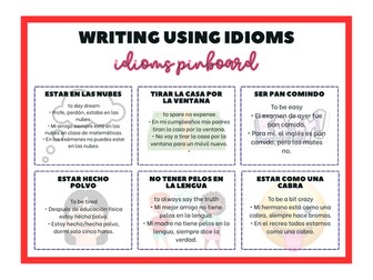 Writing with idioms