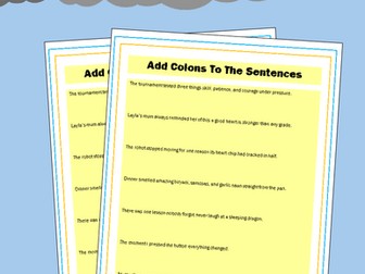 Using Colons – Add the Colons to Sentences