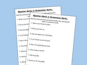 Question Marks vs Exclamation Marks – Choose the Correct Punctuation