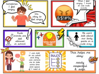 Social Story: Feeling Angry & Using Appropriate Language