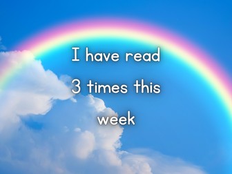 Whole Class Reading Chart - Weekly Reading Tracker