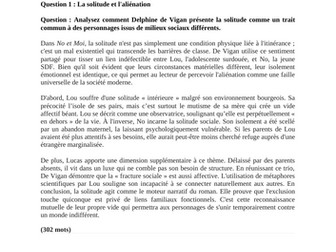 No et Moi : 5 A* 300 word Essays for Complex Questions