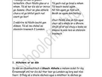 Glaoch Abhaile Booklet