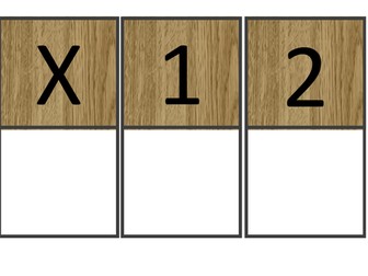 Times Table - Working Wall
