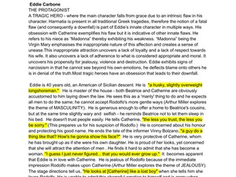 "A View from the Bridge" GCSE ENGLISH LITERATURE mock exam questions