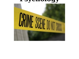 AQA Psychology P3 - Forensic - Profiling