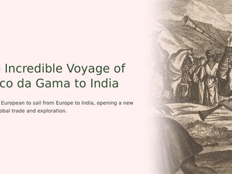Vasco da Gama Slideshow Presentation