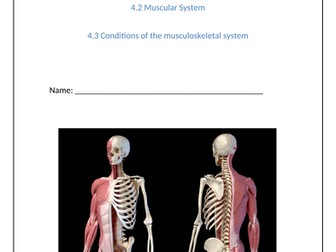 AAQ Cambridge Nationals in Health and Social Care F091 - TA4 Musculoskeletal System