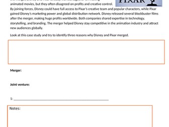A Level Theme 4 4.2.4 Reasons for global mergers or joint ventures