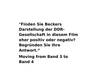 Moving from Band 3 to Band 4 in AQA AL German Paper 2