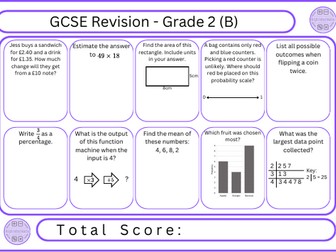 GCSE Maths Revision - Grade 2