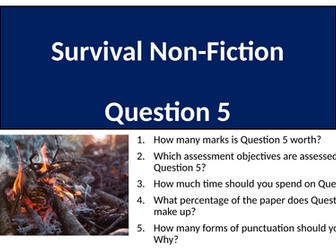 AQA English Language Paper 2 Question 5 - Adventurers and Explorers