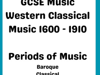 Western Classical Music Booklet