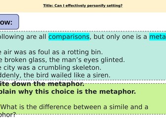 7‑Week KS3 Figurative Language Mastery Scheme