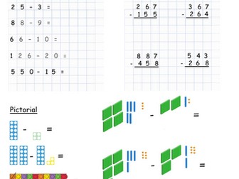 KS2 Subtraction Assessment | Cold Task