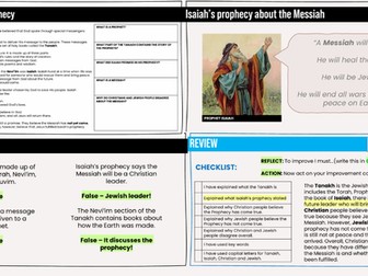 ETHICS Judaism The Tanakh Prophecy KS3 Religious Education / RS / RE
