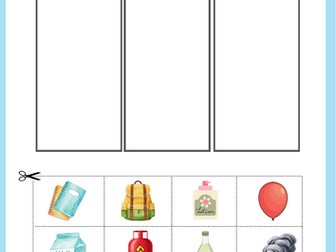Sorting States of Matter Worksheet