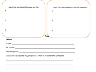 Christianity Practices Work Book