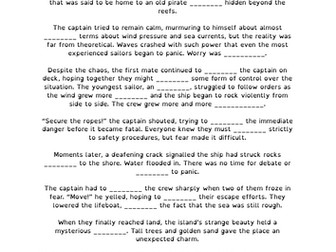 11plus Vocabulary Cloze Activity