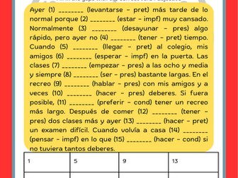 La Rutina IGCSE grammar gap fill